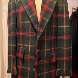 Mens vintage plaid sport coat from Redwood & Ross